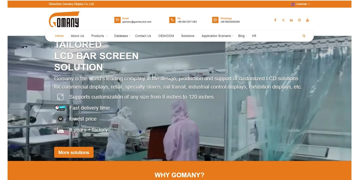 Gomany stretched bar display official website pictures Gomany stretched bar display official website pictures