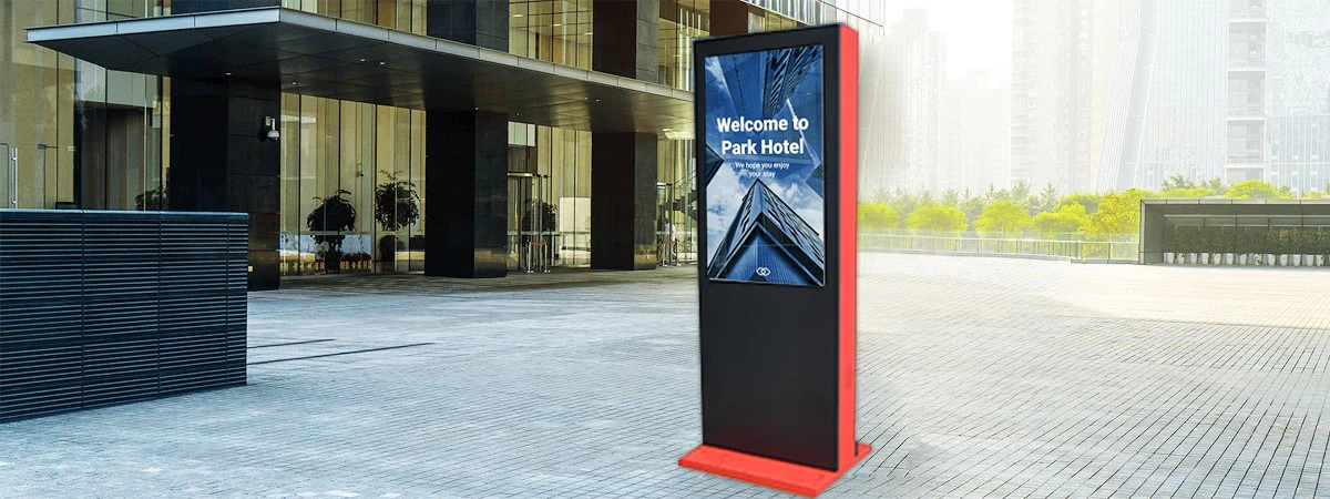 Outdoor digital signage can better convey information to tourists Outdoor digital signage can better convey information to tourists