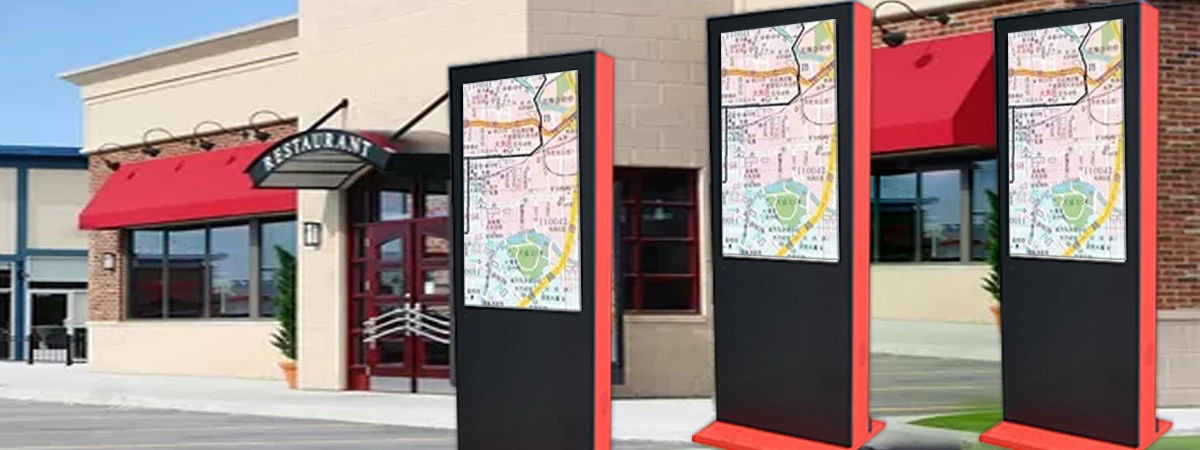 Outdoor LCD Displays are ideal for navigation guidance Outdoor LCD Displays are ideal for navigation guidance