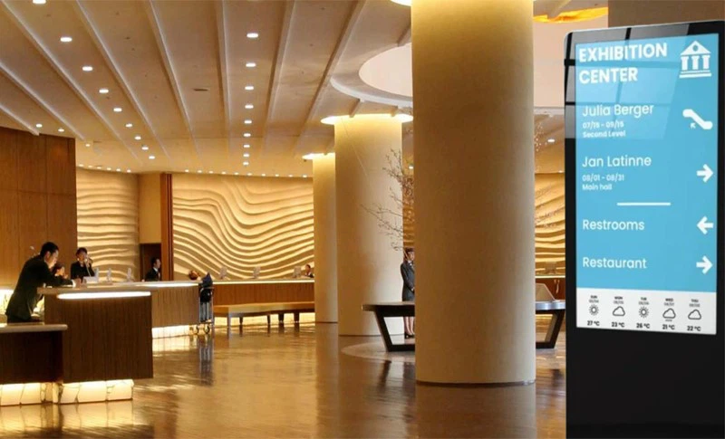 Gomany’s hotels digital signage solution can differentiate hotels from their peers and highlight their own advantages